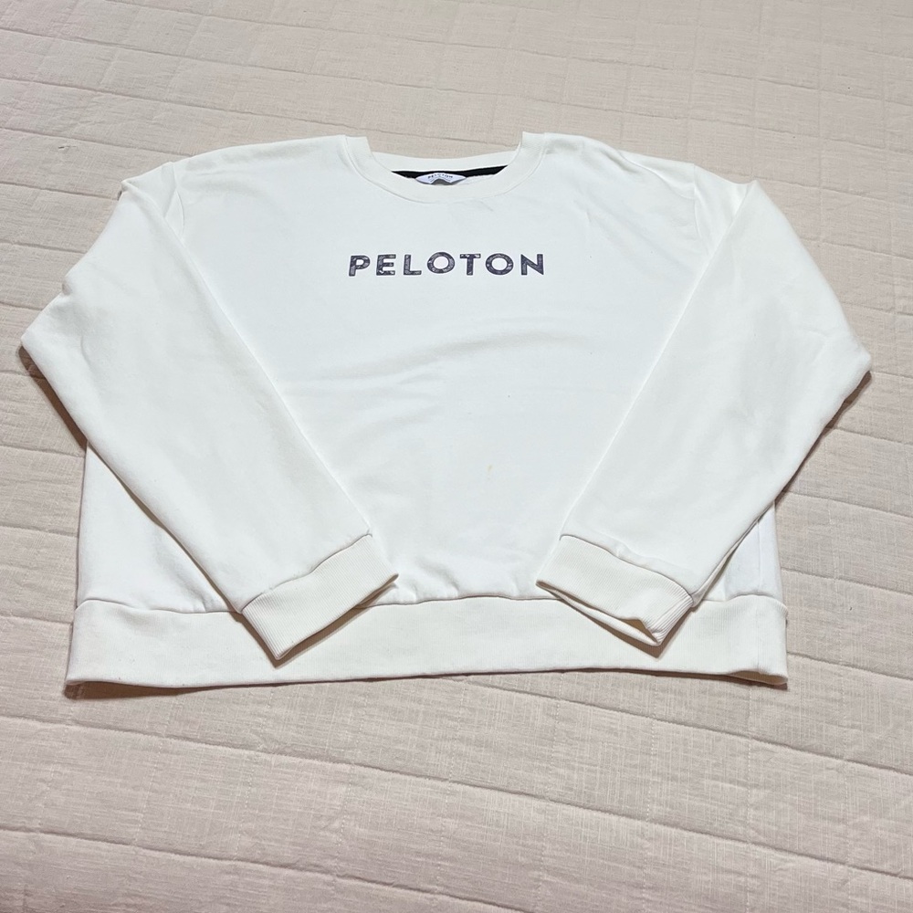 Peloton Classic White Crewneck